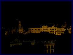 Valencia by night  - View from our hotel room, Astoria Palace